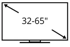 55 inch TV installation