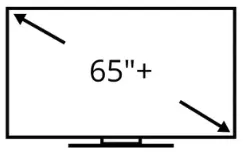 85 inch TV installation